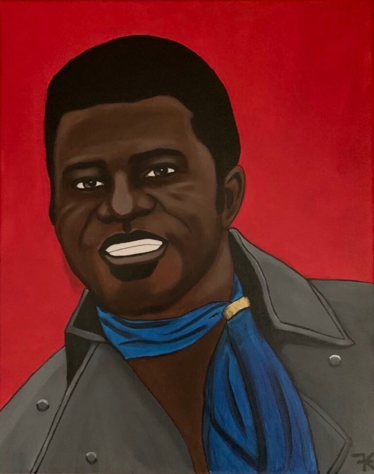 James Brown, acrylic 16x20 $425